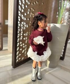 Alternative view of Maroon Rose sweater