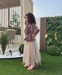 Alternative view of Tulle in Taupe